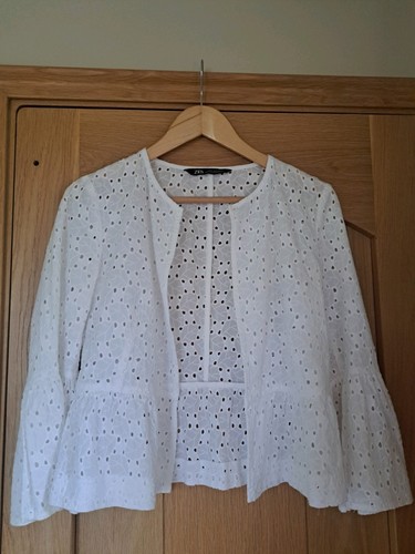 Ladies zara white emroidered - zara,