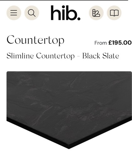 Hib novum slate countertop - hib,