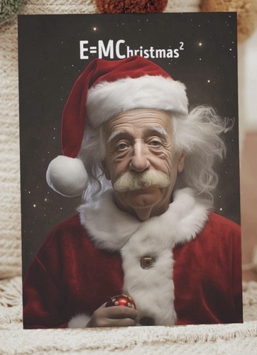 Albert einstein santa - einstein,