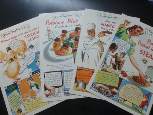 Vintage recipe cards for - recipe,