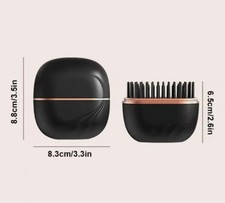 Cordless Hair Styling Detangling Comb~ Mini Wireless Hair Straightener & Curle