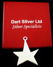New sterling silver star - new,