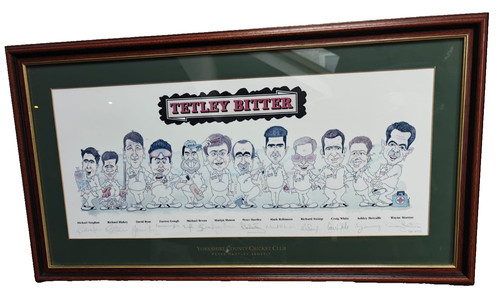 Signed tetley bitter - signed,
