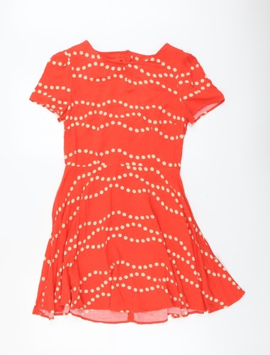 Oasis womens orange geometric - womens,