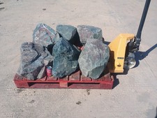   6 Large Granite Garden Rocks