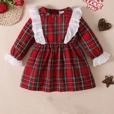 Christmas Toddler Girls Lace