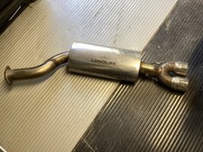 Stainless Steel Back Box Silencer Twin Outlet Big Bore Exhaust System