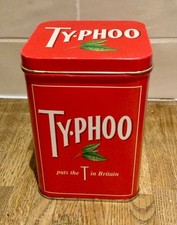 Vintage Typhoo Tea (Empty) Tea Tin Caddy Limited Edition