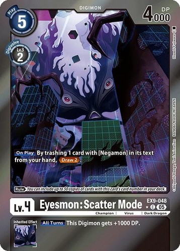 Digimon eyesmon scatter mode - eyesmon:,