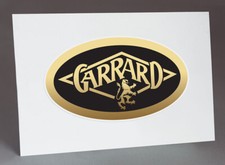 GARRARD CLEAR VINYL STICKER
