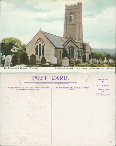 Watchet decuman church - watchet, decuman's