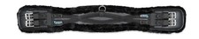 Shires Arma Supafleece Dressage Girth with Elastic | Black or Brown | 22" - 30"