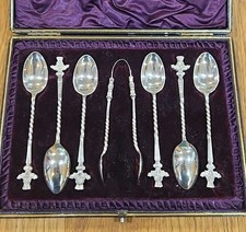 Antique Set of Six Silver
