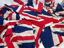Original WW1/WW2 British Army Union Jack Cotton Flag - 85cm x45cm - British Made