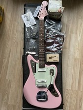 Pink Fender Square Fully Johnny Marr Modded Jaguar ￼