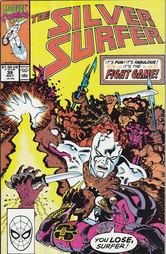 Silver surfer 90 - silver, #39