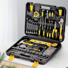 108Pcs Professional Hand Tool Kit Household Repair DIY Hand Tools Set with Case