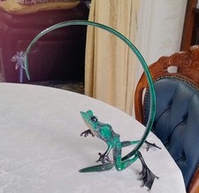 TIM COTTERILL BRONZE FROG ( DRAGON FLY GREEN ) Ltd T0 2000 THIS BEING 1165