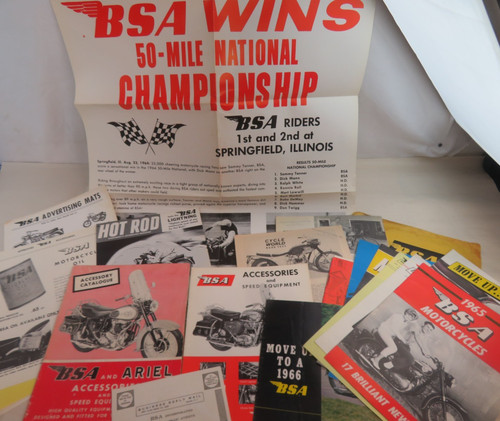 Bsa motorcycles vintage - bsa,