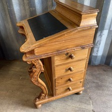 Vintage Pine Davenport Desk