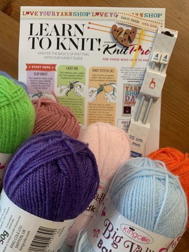 Beginners learn knit kit - beginners, to