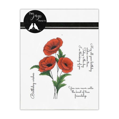 Two jays stamp clear stamps - two,