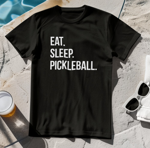 Eat sleep pickleball shirt - sleep,