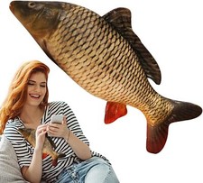 Stuffed Fish Plush Toy - Creative Simulation Carp Pillow, Animal Decorative Toy-