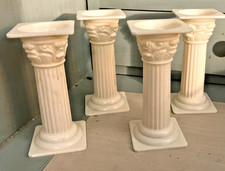 4 Dolls House plastic columns 1:12 Scale (611)