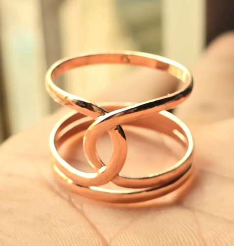 Solid pure copper minimalist - copper,