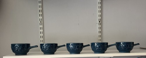 Vintage tams cobalt blue - 5x,