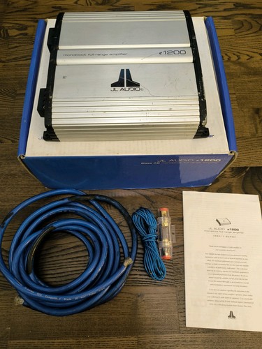Audio e1200 car amplifier - jl,