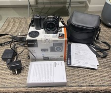 Sony A5000 Mirrorless Digital Camera 20.1MP with PZ 16-50mm Lens Black