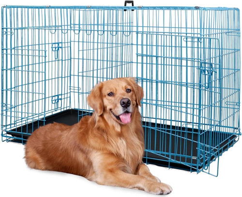 Inch folding metal dog - folding,