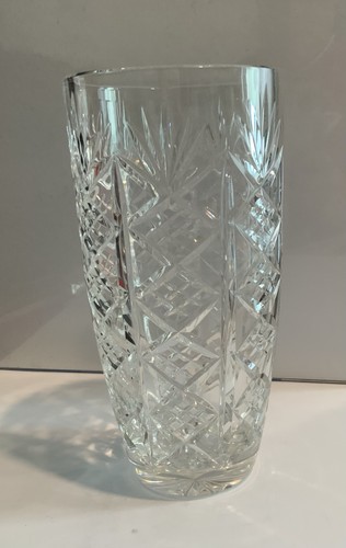 Lead crystal vase - crystal,