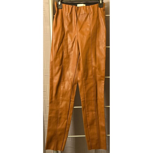 Cognac brown faux leather - hm,