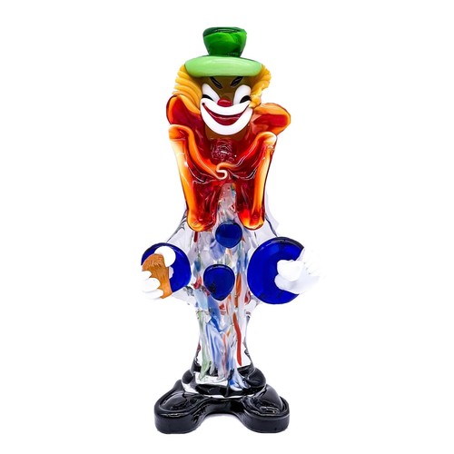 Vintage murano clown figurine - vintage,