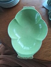 Royal Winton Grimwades.  Tiger Lily Green serving Vegetable Oval bowl.