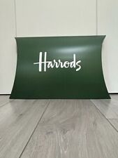 HARRODS SIGNATURE LOGO GREEN EXTRA LARGE GIFT BOX POUCH NEW CHRISTMAS