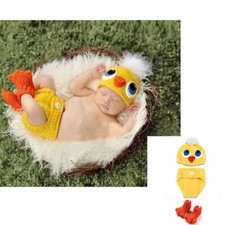 Crochet Knit Costume Photo Photography Prop Hats Outfits Newborn Baby Girl Boy
