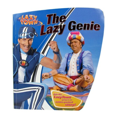 Childrens book lazy town paper - book,