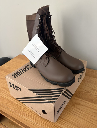 Brown jungle combat boots - brown,