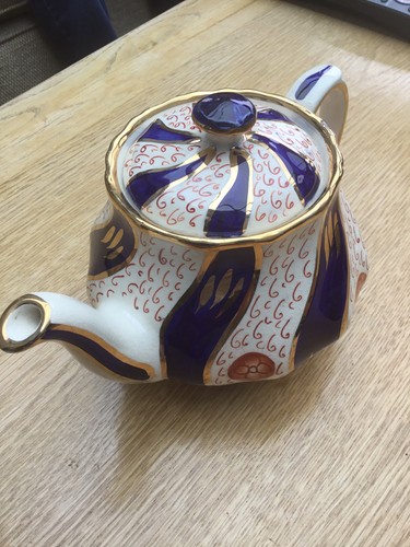 Vintage hand painted gold and - painted,