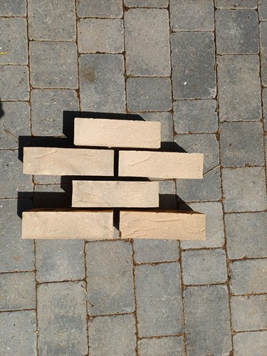Buff textured bricks - buff,