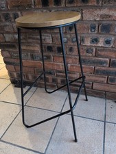 Set Of 4 Oak Breakfast Bar