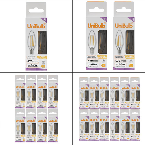 Led candle bulb e14 - e14, unibulb
