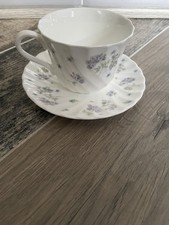 SET OF 6 WEDGWOOD APRIL FLOWERS CUPS & SAUCERS CUP SAUCER MINT CONDITION