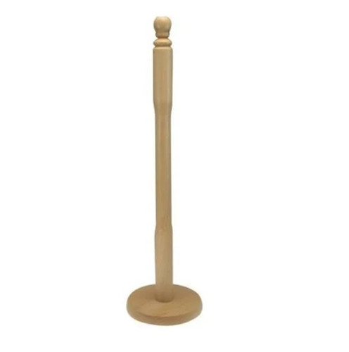 Long beech wood wooden toilet - long,