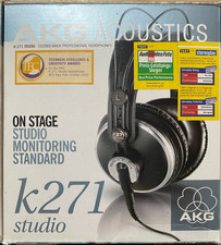 AKG K271 Studio Headphones - Vintage Mk1 - New Cable/New Pads - Boxed