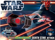Micro Scalextric Star Wars Death Star Attack Slot Car Complete Set